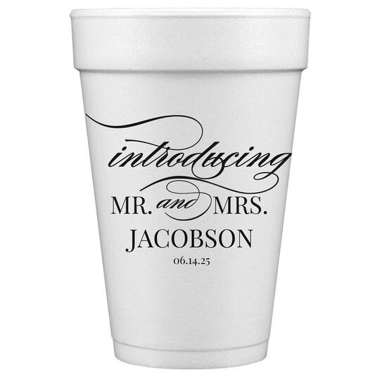 Introducing Mr and Mrs Styrofoam Cups